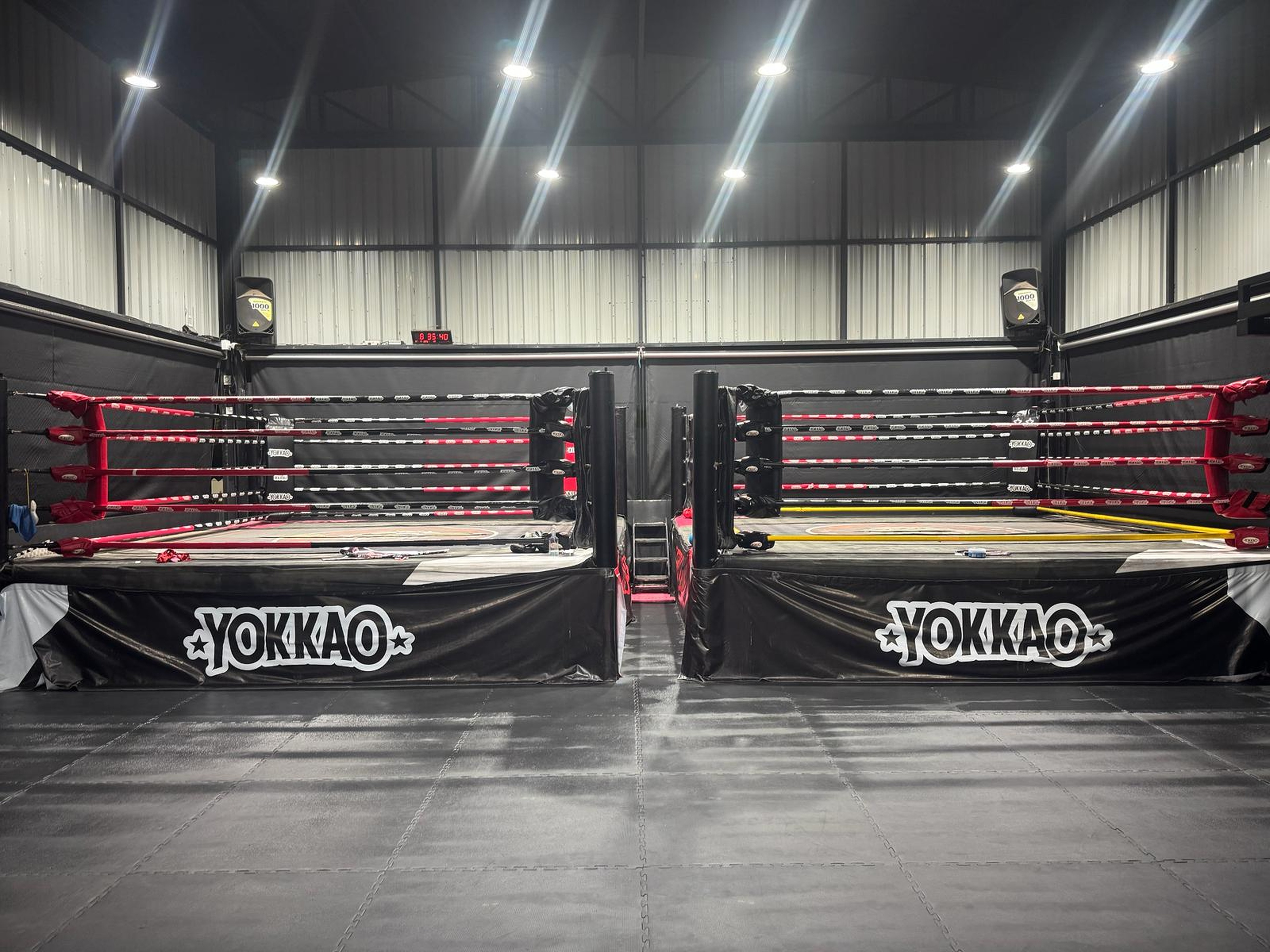 Professional Muay Thai and boxing rings