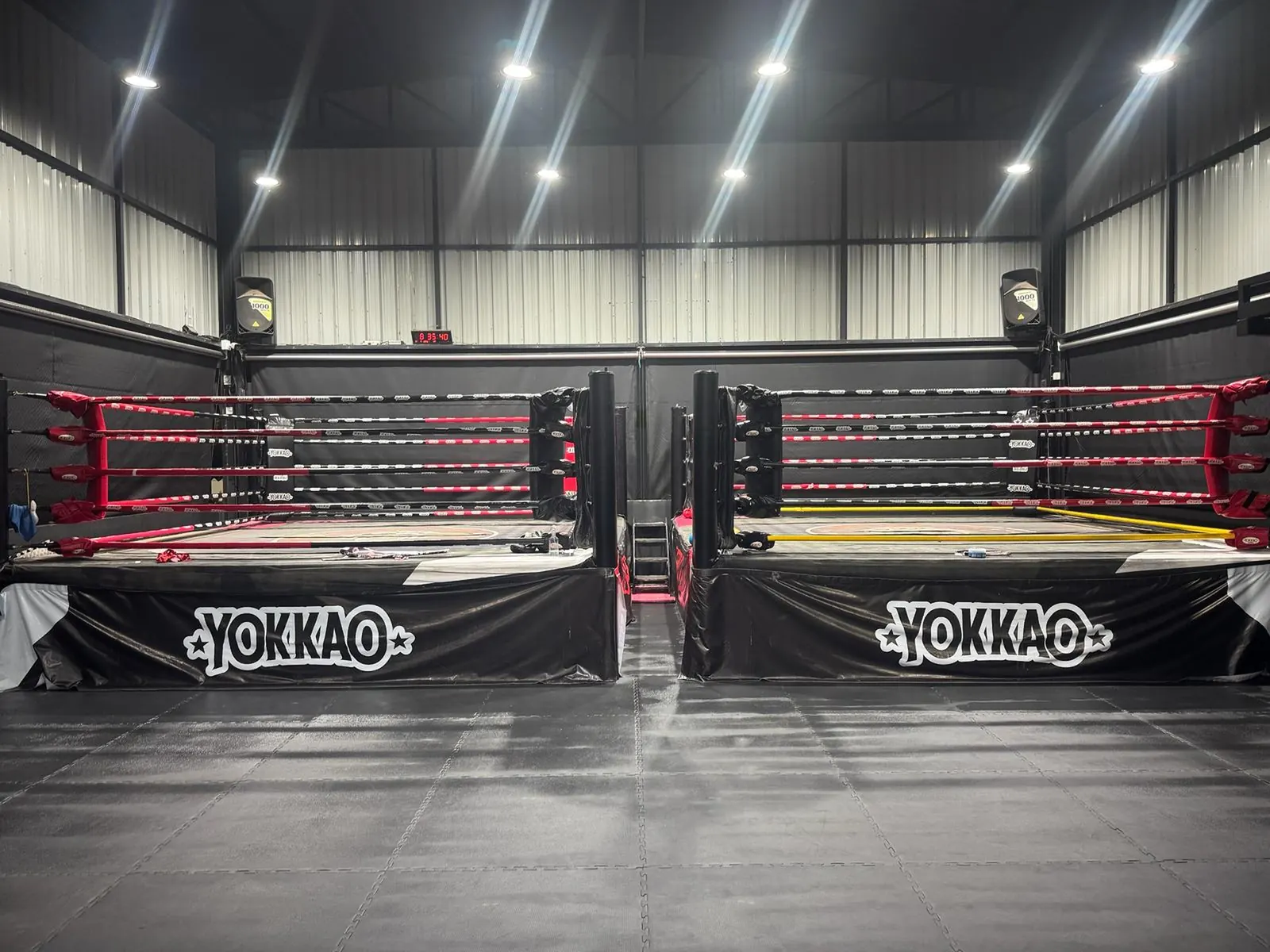 Professional Muay Thai and boxing rings