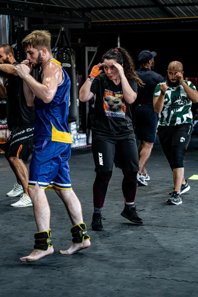 Boxing class for beginners and strikers at Lions MMA Club Phuket