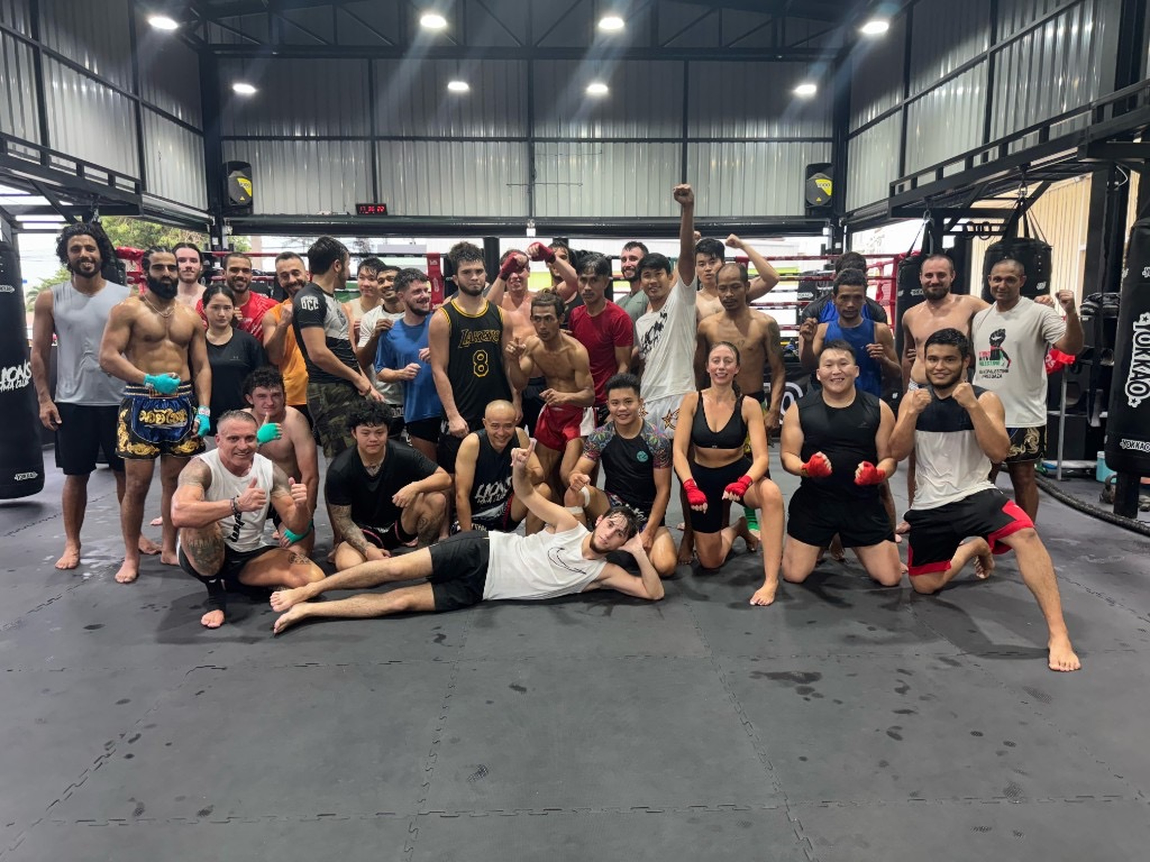 Muay Thai training at Lions MMA Club Phuket