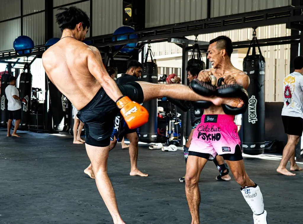 Muay Thai training at Lions MMA Club Phuket